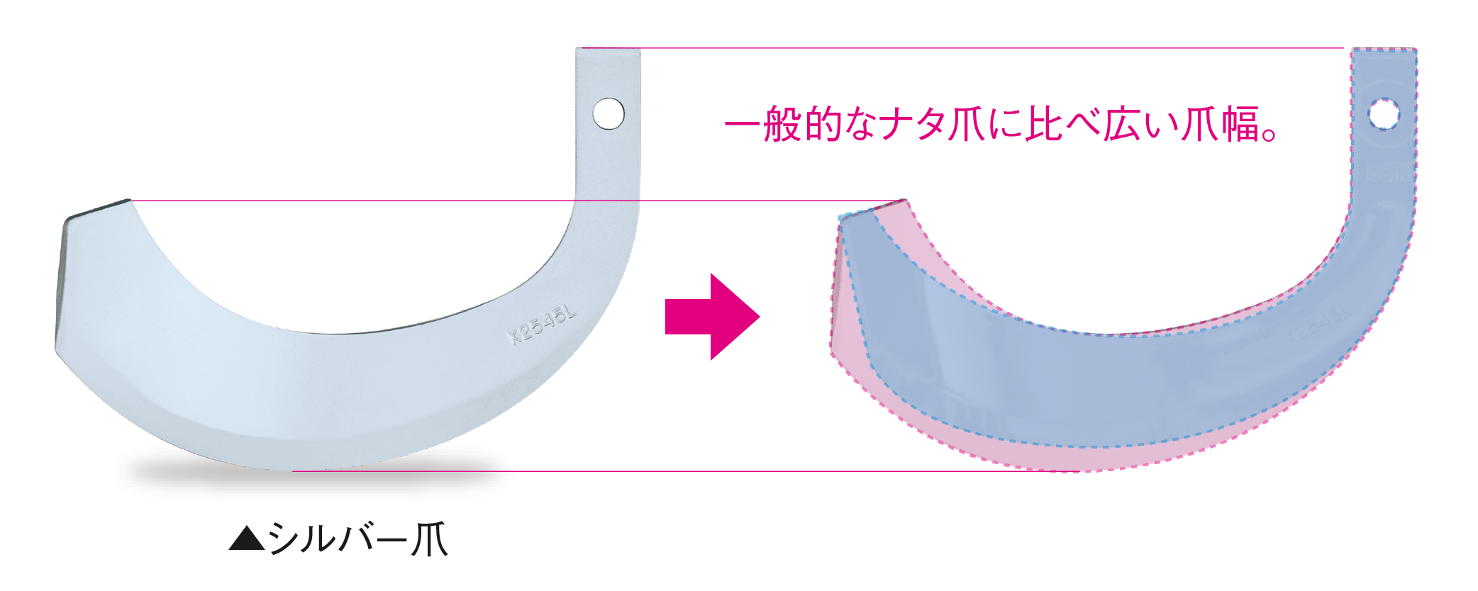 シルバー爪 | 小橋工業株式会社