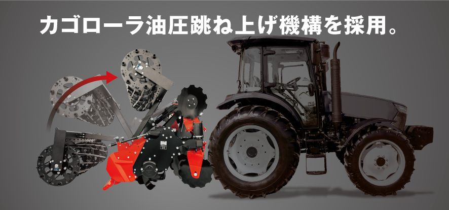 カゴローラ跳ね上げ機構